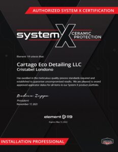 cristabel system x cert