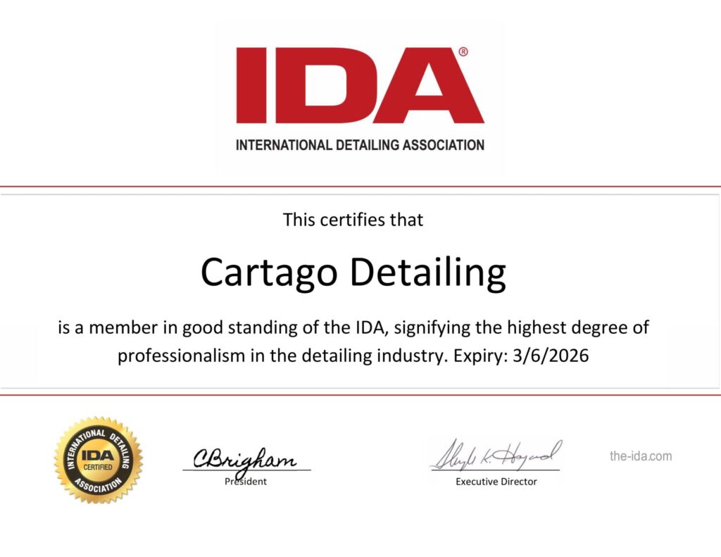 ida cartago certificate renewal 2025